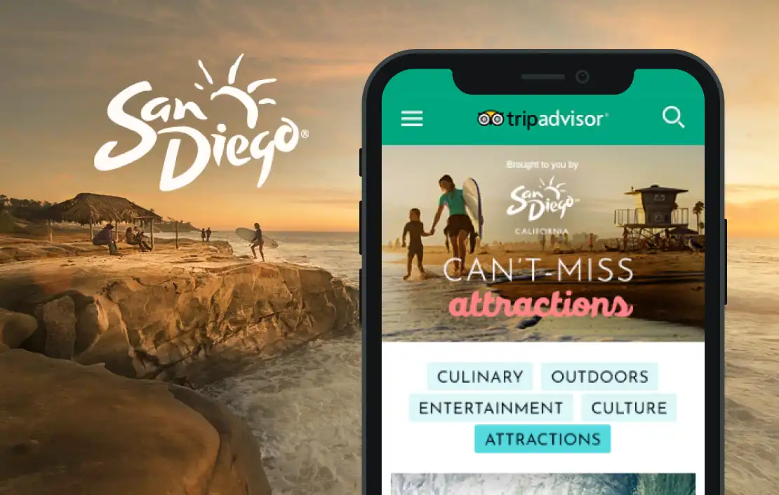 San Diego Tourism and Tripadvisopr Campaign design by Adam Margolis